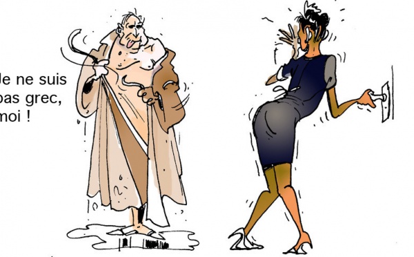 DESSIN DE PRESSE: Crise grecque