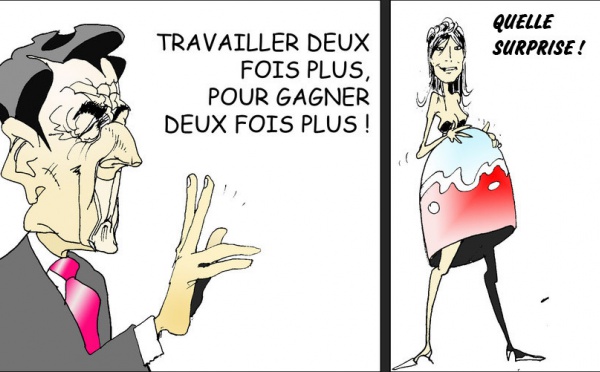 DESSIN DE PRESSE: La surprise est à l'intérieur