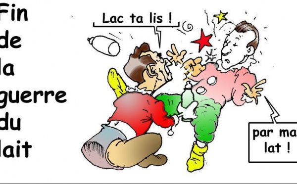 DESSIN DE PRESSE - Lactalis remporte la bataille pour le contrôle de Parmalat