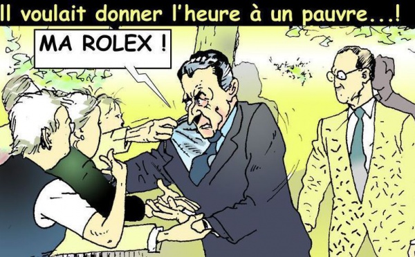 DESSIN DE PRESSE - Agression sauvage contre le président de la République française