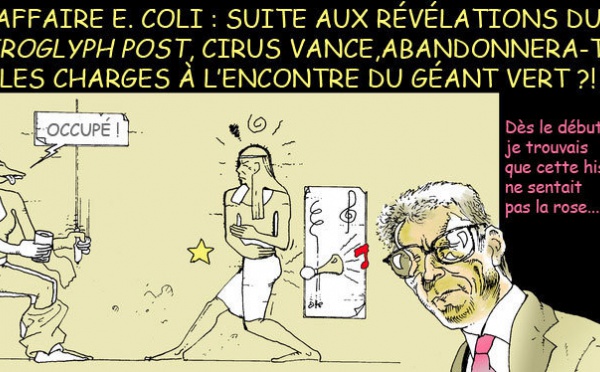 DESSIN DE PRESSE: Soupçons sur des graines venues d'Égypte