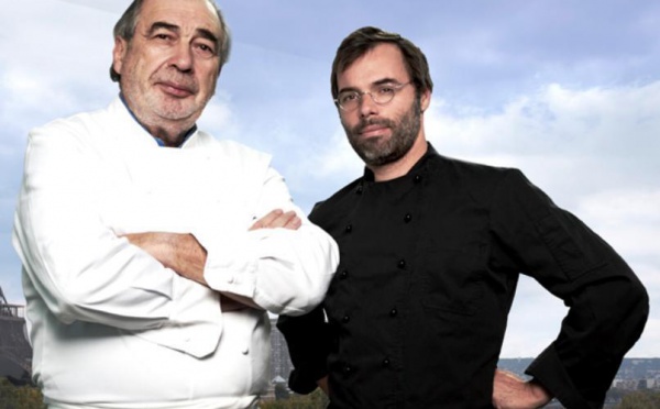 Marc Meneau et Gilles Stassart a Haute Cuisine Paris