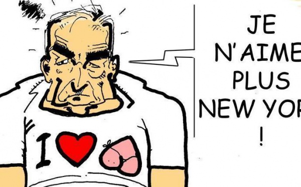 DESSIN DE PRESSE - New York aime D.S.K.!