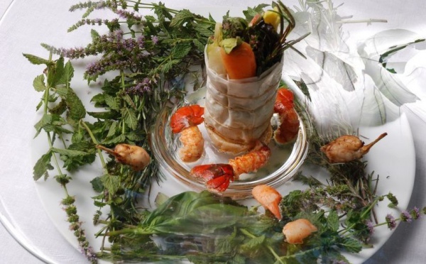 Recette Marc Meneau: Drôlerie Végétale