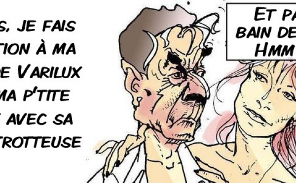 DESSIN DE PRESSE: Mon Président chez les nudistes ?