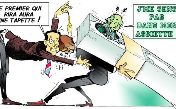 DESSIN DE PRESSE: Relèvement du plafond de la dette américaine, cela vole bas