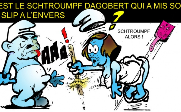 DESSIN DE PRESSE: Les aventures du Schtroumpf bandeur à New York