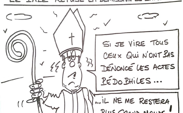 Le pape refuse la démission du cardinal Barbarin