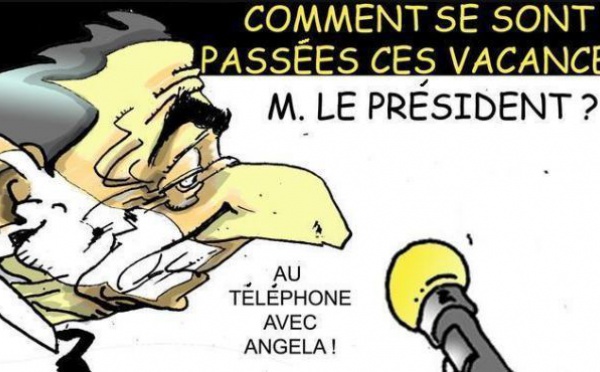 DESSIN DE PRESSE: Face à la crise il brillait par son absence