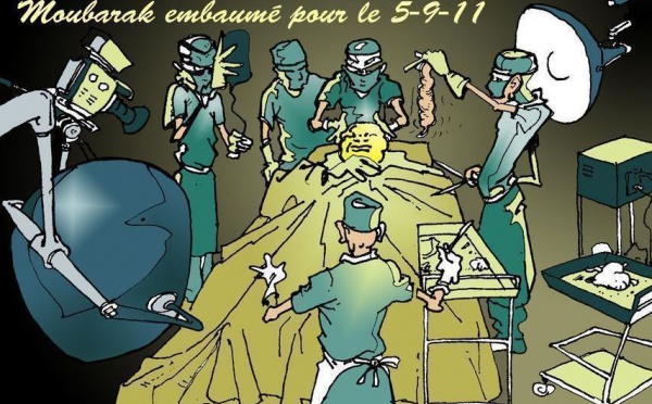 DESSIN DE PRESSE: Embaumé de son vivant