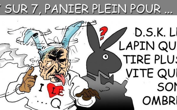 DESSIN DE PRESSE: En sept minutes il tire son coup