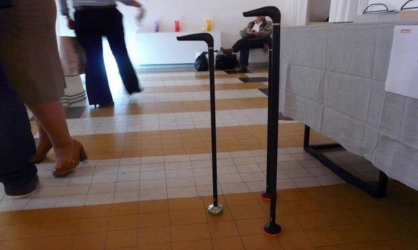 L'IMAGE DU JOUR - La canne qui tient debout