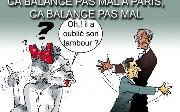 DESSIN DE PRESSE: Paul Kagame reçu en France