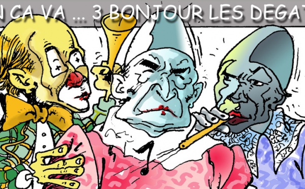 DESSIN DE PRESSE: Hortefeux toujours pas plus blanc que blanc