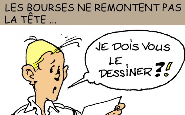 DESSIN DE PRESSE: La bourse on en a plein les...