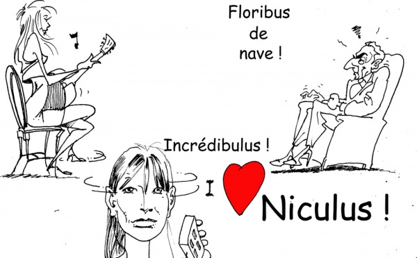 DESSIN DE PRESSE: Carla Bruni, son présidus de marus est un géant verdus