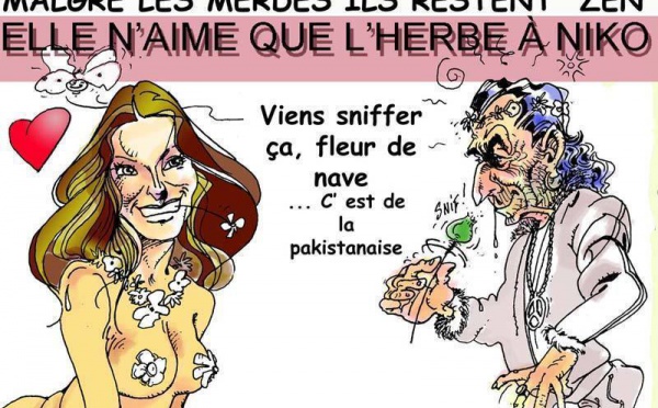 DESSIN DE PRESSE: Ils sont zen, ils aiment les fleurs