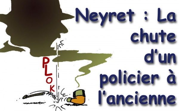 DESSIN DE PRESSE: Le flic se casse la pipe !