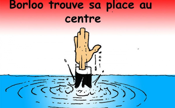 DESSIN DE PRESSE: Borloo coule au centre