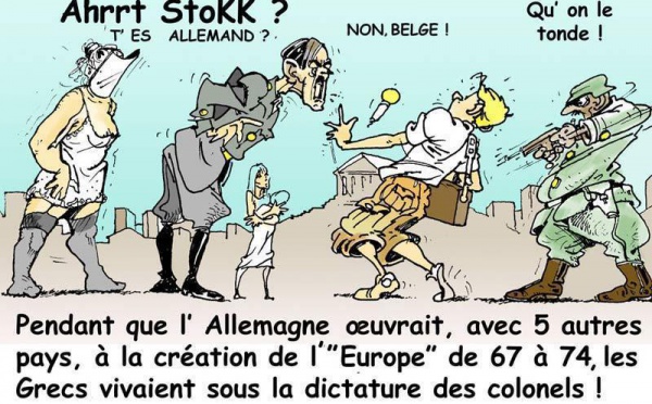 DESSIN DE PRESSE: Germanophobie, de mal en Pirée