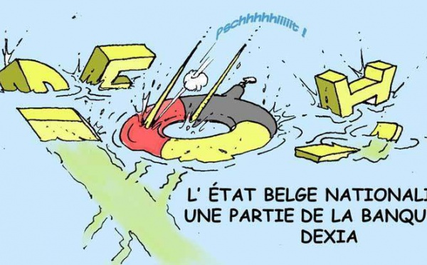 DESSIN DE PRESSE: Mais qui sauvera la Belgique?