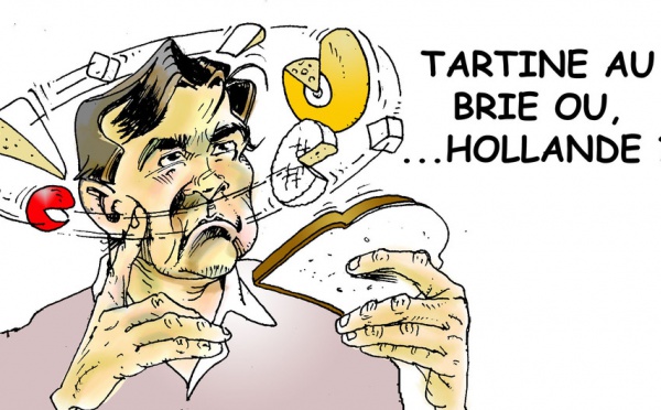 DESSIN DE PRESSE: Montebourg se tâte