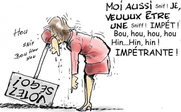 DESSIN DE PRESSE: Ce que cachent les larmes de Ségolène