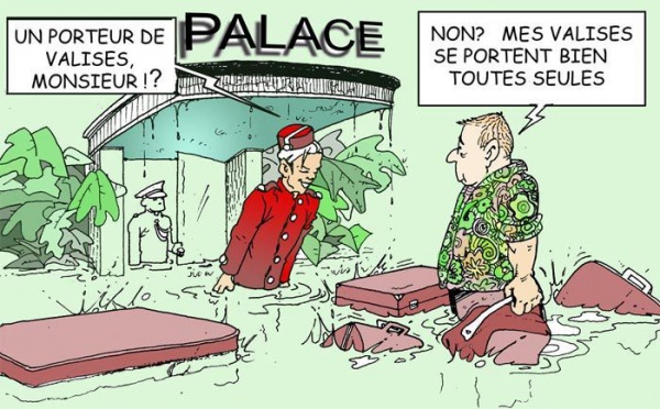 DESSIN DE PRESSE: Thaïlande, un paradis sur Terre, mais sous eau!