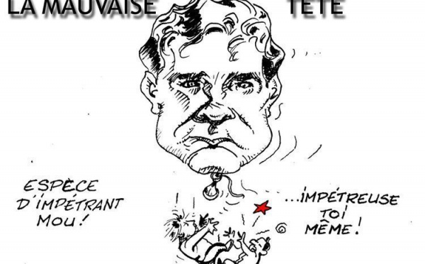 DESSIN DE PRESSE: Montebourg prend de la hauteur