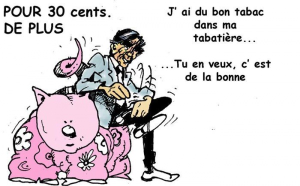 DESSIN DE PRESSE: Pour ou contre le tabac en vente libre?