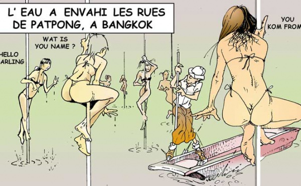 DESSIN DE PRESSE: Retour en Thaïlande inondée