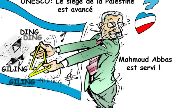 DESSIN DE PRESSE: La France invite la Palestine à s'asseoir à sa table