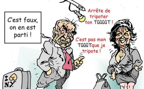 DESSIN DE PRESSE: Un couple d'indignés met en garde