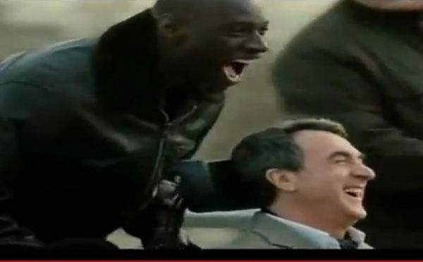 Le Père Noël avec quelques heures d'avance pour 'Intouchables'