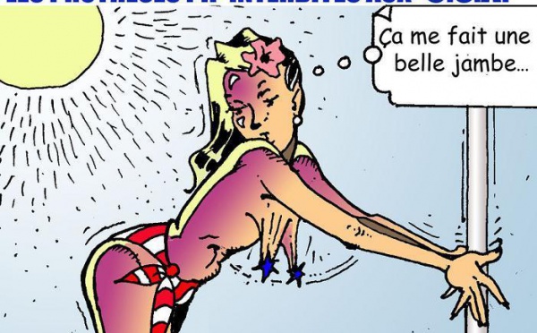 DESSIN DE PRESSE: Oui aux pin-up, non au PIP-eau!