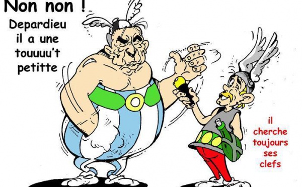 DESSIN DE PRESSE: Depardieu dans la peau de DSK