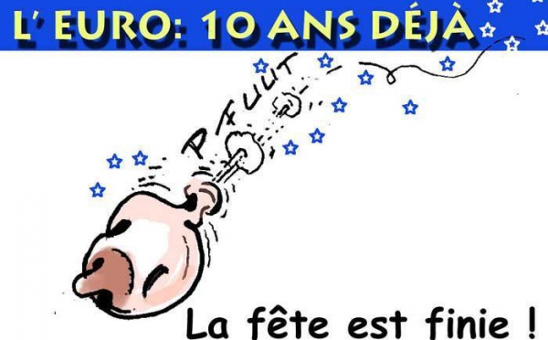 DESSIN DE PRESSE: Les 10 ans de l'Euro