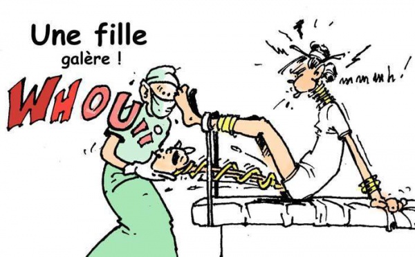 DESSIN DE PRESSE: Heureux événement chez les femmes-girafes