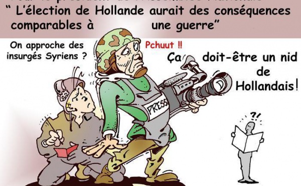 DESSIN DE PRESSE: Mort du grand reporter Gilles Jacquier