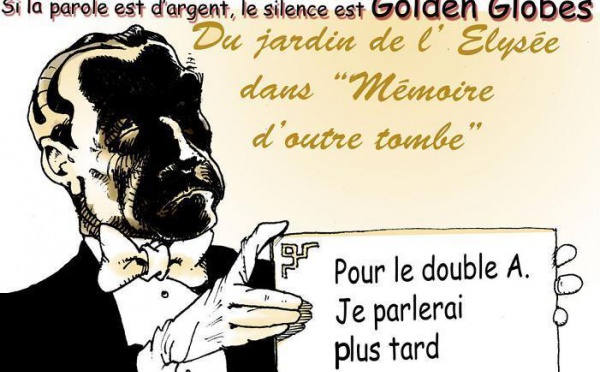 DESSIN DE PRESSE: Silence dans le jardin de l'Elysée