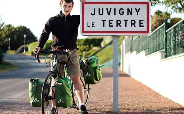 Tour d’Europe à vélo: à 19 ans, il parcourra 16.000km