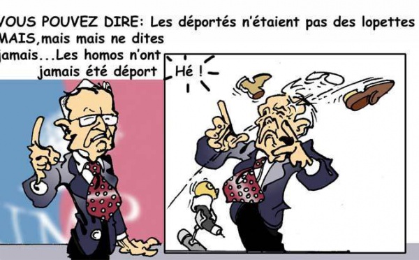 DESSIN DE PRESSE: Christian Vanneste sacrifié sur l'autel de l'UMP