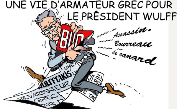 DESSIN DE PRESSE: Le président Wulff démissionne