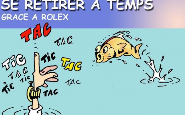 DESSIN DE PRESSE: Se retirer à temps