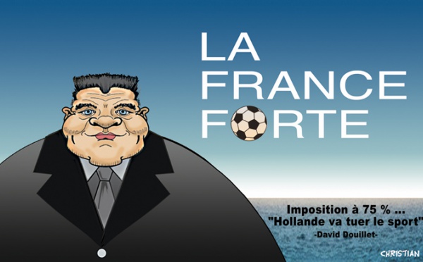 DESSIN DE PRESSE: Douillet hostile aux 75%