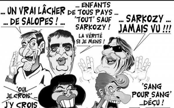 DESSIN DE PRESSE: Défection du show-biz pour Sarkozy
