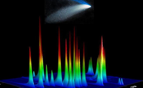 Des briques moléculaires de la vie primitive découvertes dans une comète artificielle