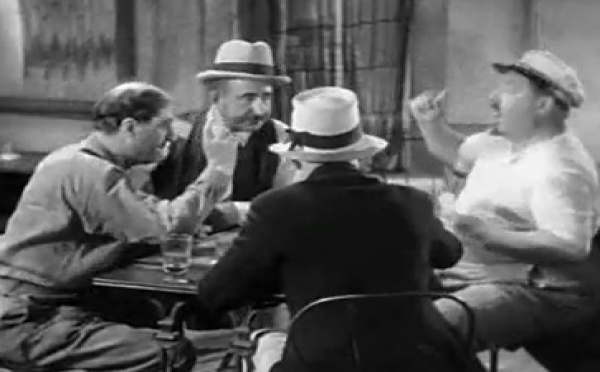 Chanson à la Une - La partie de cartes, par Paul Dullac, Fernand Charpin, Raimu, Robert Vattier