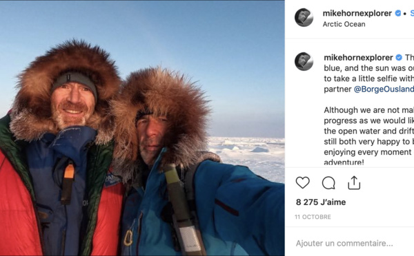 Retour victorieux de Mike Horn et de Børge Ousland 