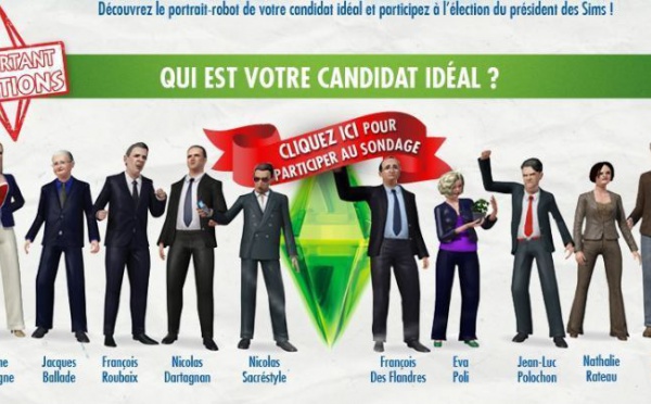 Élections: Élisez le président des Sims!